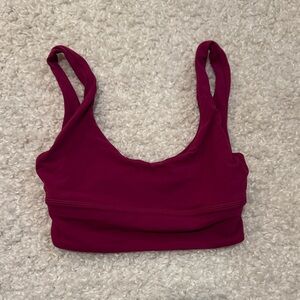 lululemon athletica Magenta Sports Bra